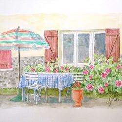 Peinture - Le parasol